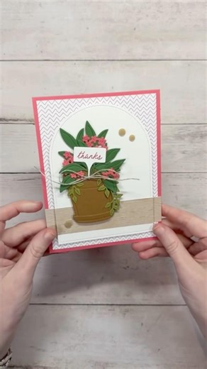 Spring Floral Pot Card | Stampin’ Up! Garden Card Idea