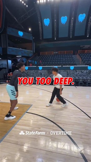 Overtime Elite on Instagram: "Fade off one leg for game… PRO 😮‍💨 @top1shifty @weatherman_q @statefarm"