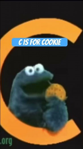 🍪COOKIE MONSTER C IS FOR COOKIE🍪