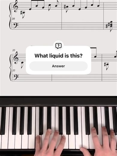 What liquid is this music? The stranger the better. #pianomusic #classicalmusic #composerlife #musiclistening #listeningprompt #musicpoll #howdoyouhear #musicalimagination #soundandfeeling #solopiano #newmusic #shorts #pianolessons #musicteacher #adultpianist #returningtopiano #musiciansoftiktok #musicstudy #pianolife #compositionlessons #composerlife #classicalmusic #creativelearning #blueprintsforpiano #pianoteacher #learnmusic