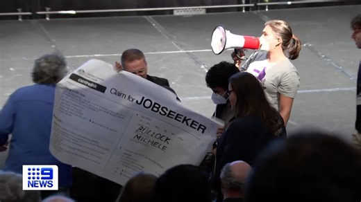 3.6K views · 34 reactions | Incoming Reserve Bank Governor Michele Bullock has been interrupted by protestors. The speech, her last before officially taking on the top job. FULL STORY: https://nine.social/jVh #9News | WATCH LIVE 6pm | 9 News | Facebook