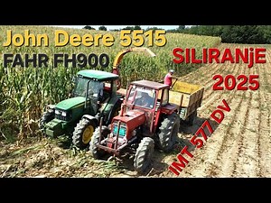 JOHN DEERE 5515 i FAHR FH900 Silage | IMT 577 DV Siliranje Kukuruza 2025