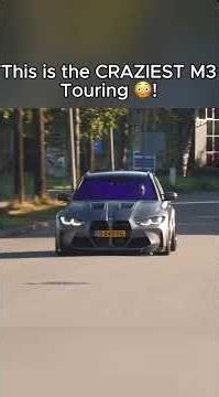 This is the Craziest M3 Touring about Super loud exhaust😍! #viral #bmwmmotorsport #m3touring #g81