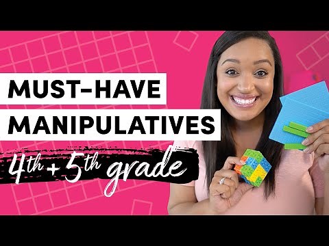 My Favorite Math Manipulatives for 4th and 5th Grade