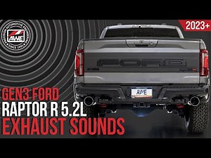 2023+ Gen3 Ford Raptor R 5.2L Exhaust: AWE SwitchPath™ Catback