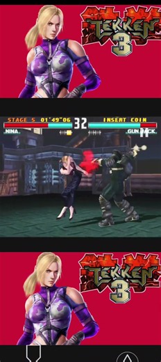 tekken 3 👊Nina williams gameplay on Android #tekken3