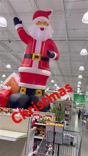 GIANT SANTA CLAUS INFLATABLE OUTDOOR CHRISTMAS DECORATIONS #xmas #inflatables #christmas2025