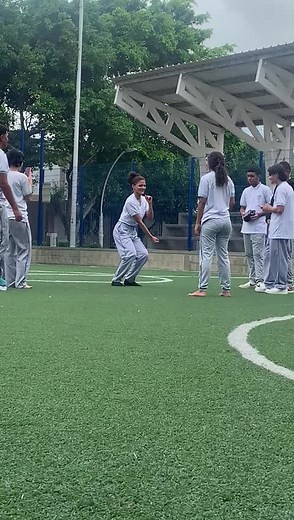 Coordinated Dance Routine on Outdoor Turf Field