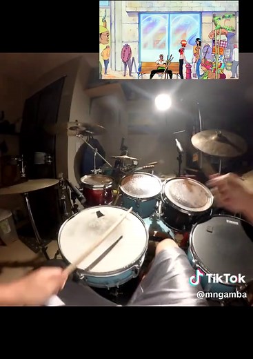 One Piece Opening 8 - Crazy Rainbow by Tackey & Tsubasa #drums #pov #musictok #anime #onepiece