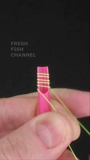 Magical Knot Tying Tool! #diy #diyfishing #fishinghacks #fishingtiktoks #fishingknots