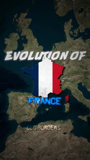 Evolution of france 🇫🇷#shorts#ytshorts#mapping