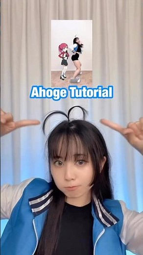 ahoge tutorial! for Kobo Kanaeru | #hololive #hairtutorial #cosplay #hamucotton