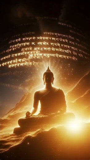 Myriad Sacred Scriptures Envelop Sakyamuni Buddha #Buddhism #Buddha #Meditation