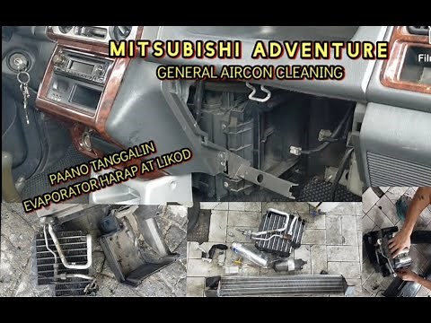 MITSUBISHI ADVENTURE,AIRCON CLEANING,REPLACED EXPANSION VALVE AND FILTER DRIER,BENYONECH WORKS