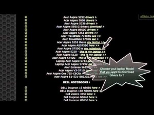 Acer Aspire 5750G Download drivers for free guide