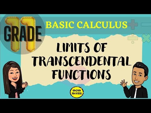LIMITS OF TRANSCENDENTAL FUNCTIONS