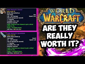 How Good are the Rank 14 Weapons Really?