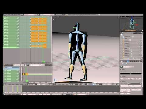Laufanimation - Blender 3D Game Engine Tutorial