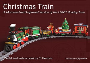 LEGO MOC-49581 Motorized and Improved Christmas Train (Creator > Creator Expert 2020)