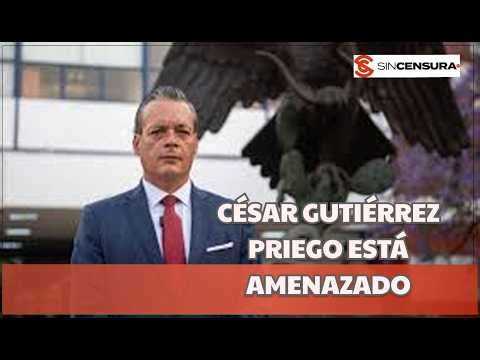 Sigo estando AM3N4Z4D0… ¿Por qué no me DEMANDAN? CÉSAR GUTIÉRREZ PRIEGO