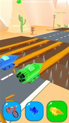 Shape-shifting Funny Race Gamepaly new hyper casual games #shapeshifting #gameplay #shorts