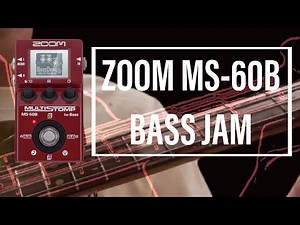 ベース用マルチエフェクターzoom multi stomp MS-60Bを手に入れたので数年ぶりにベースを弾いてみた。\nFirst time using zoom MS-60B bass jam