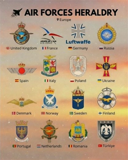 Is YOUR Country's Air Force Logo Here? 🇩🇪🇬🇧🇫🇷
