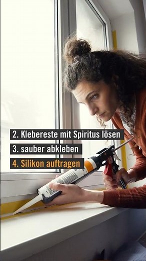 Anleitung: Fenster abdichten mit Silikon