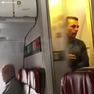 90K views · 289 reactions | This passenger had been in the airplane bathroom for a while when they started asking him to come out. The flight attendant didn't imagine that this would cause a huge problem. The man came out angry and embarrassed. He caused a scene because they wouldn't let him do his business in peace… | Boys playroom | Facebook