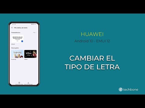 Cambiar el Tipo de Letra - Huawei [Android 10 - EMUI 12]