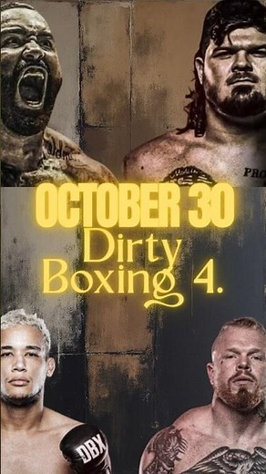FREE STREAMING: DBX 4 | Steveson vs. Swanson | October 30 | Dirty Boxing Championship.
