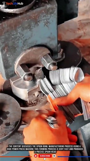 Innovation Spoon Press Machine: Precise Bowl Forming, Fast, Operator Skill Dependent #tech