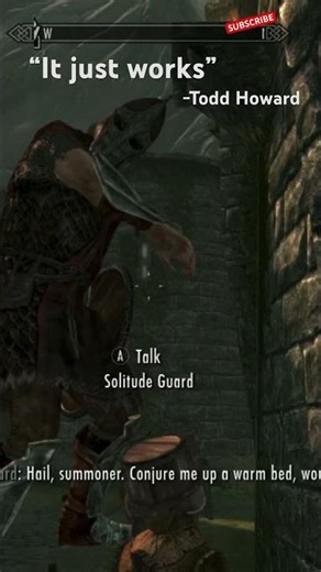 Skyrim as God Todd Intended