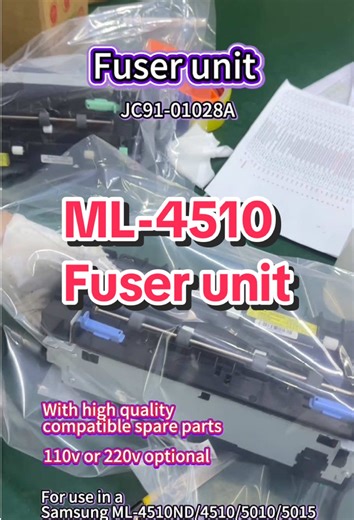 For use in Samsung ML4510 fuser unit, overtime production and packaging in progress.💪💪💪#chinafactorysupplier #printerconsumables #samsungprinter #JC9101028A#TOHITA
