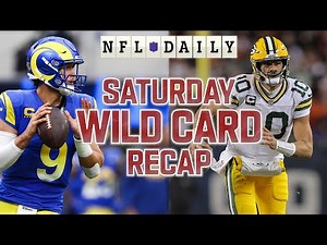 NFL Wild Card Recap | Rams at Panthers & Packers at Bears | NFL Daily