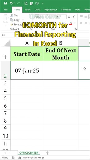 PRO Tip: Excel EOMONTH for Financial Reporting & Deadlines! #excel #dataextractor #exceltips