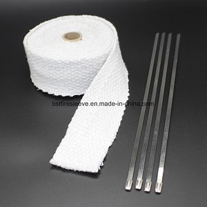 [Hot Item] Automotive Heat Management Header Heat Tape Ceramic Exhaust Pipe Wrap