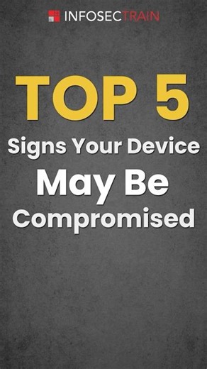 ⚠️ Top 5 Signs Your Device Has Been Hacked!