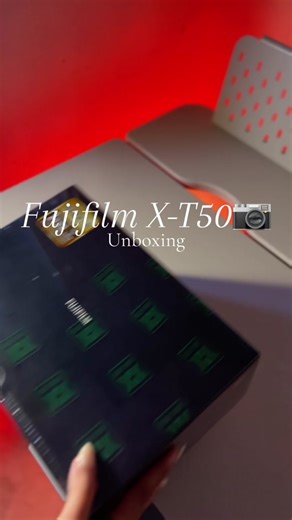 FUJIFILM XT-50 unboxing📷🔥 #fujifilm