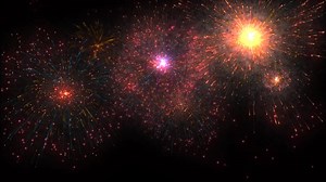 Magical CG Animation Fireworks