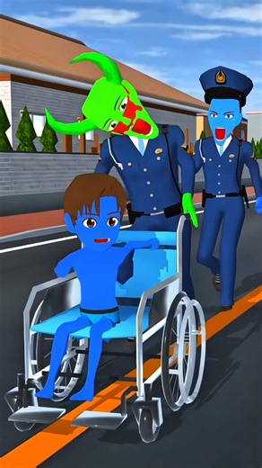 Polisi zombie👮🏻🧟‍♂️ #sakuraschoolsimulator #drama #sakuraschoolsimulatordrama #shortsvideo