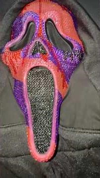 How to make custom ghostface mask #bookgirl #ghostface #custom #mask