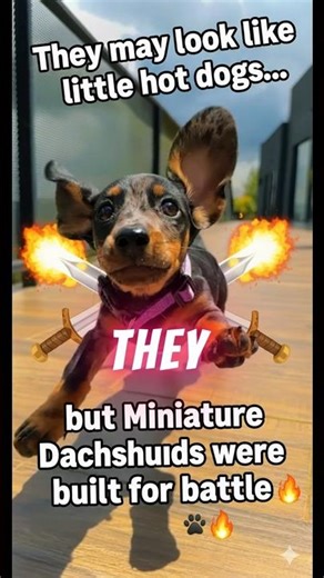 Miniature Dachshunds: Small Legs, Big Legacy 🐾#shorts