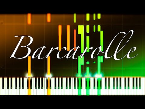 Offenbach: Barcarolle (piano solo)