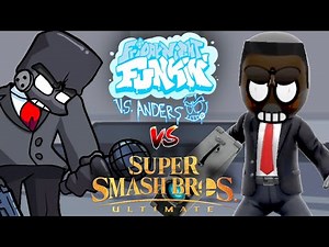 ANDERS MOD Mii FRIDAY NIGHT FUNKIN vs SUPER SMASH BROTHERS!