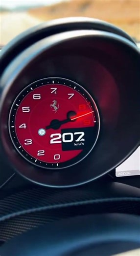 Ferrari Laxury Speedometer | #LuxuryCars #Supercar #FerrariF8 #Ferrari488