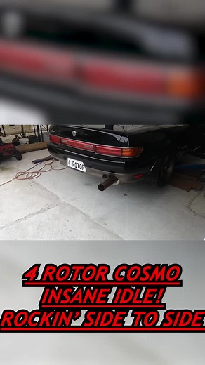 4 Rotor Cosmo's Insane Engine Idle Sound