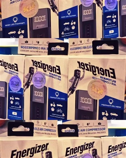 1.3K views · 15 reactions | Energizer Ultimate PAC6003 Portable Air Compressor Capacity 6000mAh/ 22.22Wh (Max.) New Condition just OPEN BOX ️ at best Price | Echo Tech | Facebook