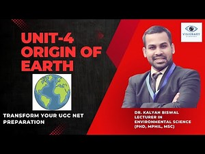 UGC NET Environmental Sciences || Unit-4 || Lecture 1 || Origin of Earth ✍️✍️✍️