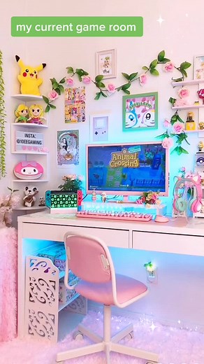 Kawaii Game Room Tour | Animal Crossing Setup